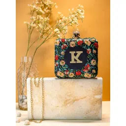 NR by Nidhi Rathi Multicolor Fabric Embellished Clutch-picture-35