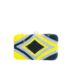 NR by Nidhi Rathi Multicolor Fabric Minaudiere Clutch-picture-43