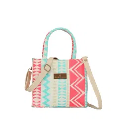 NR by Nidhi Rathi Multicolor Textured Medium Handbag-image-41