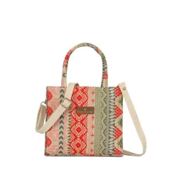 NR by Nidhi Rathi Multicolor Textured Medium Handbag-image-49