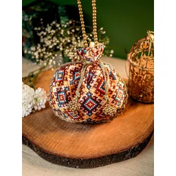 NR By Nidhi Rathi Printed Embellished Potli Clutch-picture-41