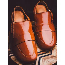 NR By Nidhi Rathi Women Tan Casual Block Sandals-picture-11