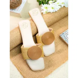 NR by Nidhi Rathi Women's Beige Casual Sandals-picture-17