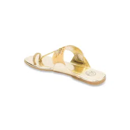 NR by Nidhi Rathi Women's Gold Toe Ring Sandals image 5