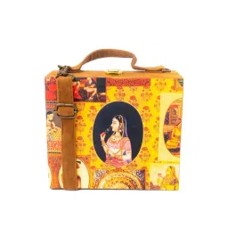 NR by Nidhi Rathi Yellow Fabric Clutch-picture-38