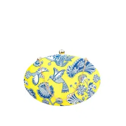 NR by Nidhi Rathi Yellow Fabric Clutch-picture-19