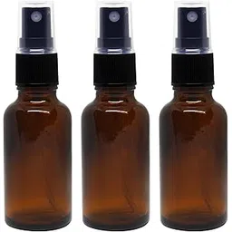 nsb herbals 30 ml Refillable Amber Fine Mist Spray Glass Bottles with Leak Proof Spray Pump for Multipurpose uses for DIY Perfume, Essential Oils, Blends, Aromatic Water, Beauty Products (Pack of 3)-picture-11