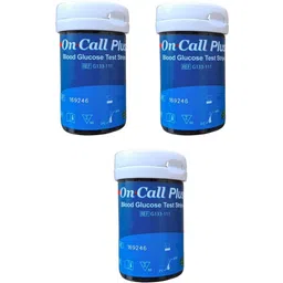 NSC ON CALL PLUS LONGEST EXPIRY 150 GLUCOMETER STRIPS- 150 Glucometer Strips-picture-14