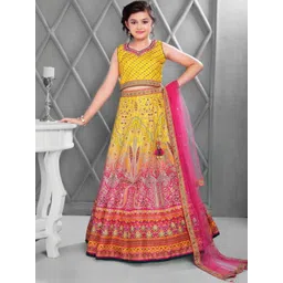NTURVA Girls Art Silk Lehenga Choli-picture-24