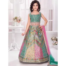 NTURVA Girls Art Silk Lehenga Choli-picture-40