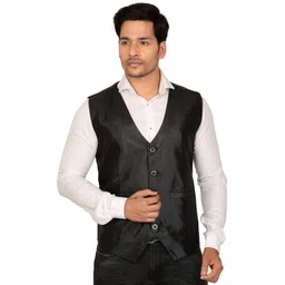 nu abc Solid Men Waistcoat-picture-13