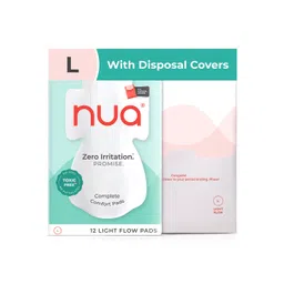 Nua Complete Comfort 12 Light Flow Pads with Disposal Covers-picture-13