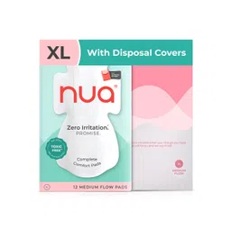 Nua Complete Comfort 12 Medium Flow Pads with Disposal Covers-picture-14