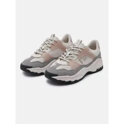 nubeat GROOVESTAR Beige Leather Sneakers-picture-40