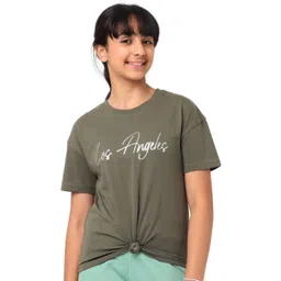 Nuego Girls Printed Bio Finish T-shirt-picture-20