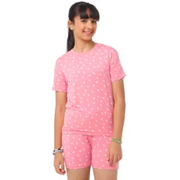 Nuego Girls Printed Night suit-picture-13