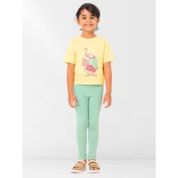 Nuego Girls Printed T-shirt with Leggings-picture-31