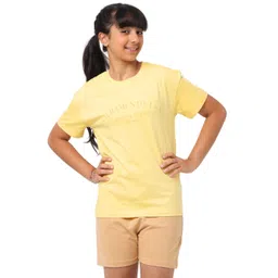 Nuego Girls Printed T-shirt with Shorts-picture-35