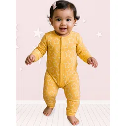 Nuego Infants Girls Graphic Print Pure Cotton Rompers-picture-47