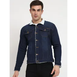 NUEVOSDAMAS Spread Collar Denim Jacket-picture-20