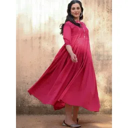 NUHH Pink Zahra Play In Fuchsia Dress-picture-33