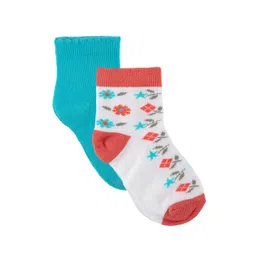 Nuluv Girls Pack Of 2 Assorted Ankle-Length Socks-picture-25