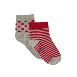 Nuluv Girls Pack of 2 Assorted Ankle-Length Socks-picture-26