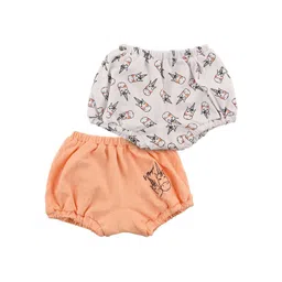 Nuluv Infant Girls Pack Of 2 Pure Cotton Boxer Style Briefs NLINFGB2007-ON-6M-picture-34