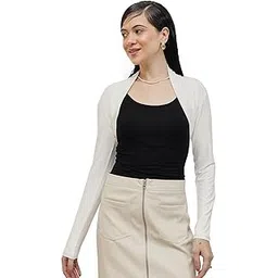 nümae Women's Fullsleeve Front Open Shrug-picture-52