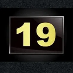 Number Plate 19 Room, Door No,Rack Numbers Warehouse, Black Acrylic Background with Gold Letter with PVC Waterproof Black Sticker | Wall Stickers-picture-28