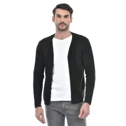 Numero Uno Black Cotton Regular Fit Shrugs-picture-18