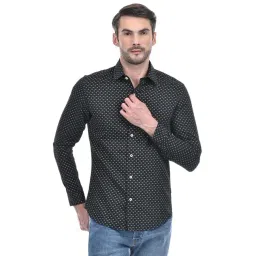 Numero Uno Black Regular Fit Printed Shirt-picture-18