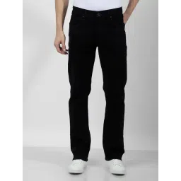 Numero Uno Black Regular Fit Solid Jeans-image-35