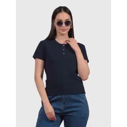 Numero Uno Blue Cotton Regular Fit T-Shirt-picture-21