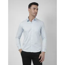 Numero Uno Blue Cotton Slim Fit Shirt-picture-22