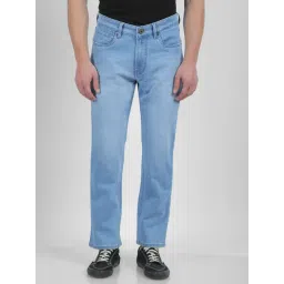 Numero Uno Blue Regular Fit Faded Jeans-picture-14