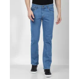 Numero Uno Blue Regular Fit Solid Jeans-image-12