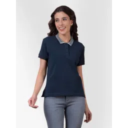 NUMERO UNO Blue Solid Polo T-Shirt-picture-33