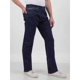 Numero Uno Blue Straight Fit Solid Jeans-picture-23