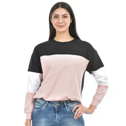 Numero Uno Colourblocked Long Sleeves Pullover-picture-22