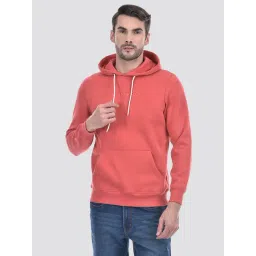 Numero Uno Coral Regular Fit Hooded Sweatshirt-picture-12