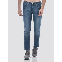 NUMERO UNO Dark Blue Faded Low Rise Super Skinny Fit Solid Stretchable Jeans-picture-11