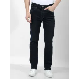 Numero Uno Dark Blue Slim Fit Faded Jeans-picture-23