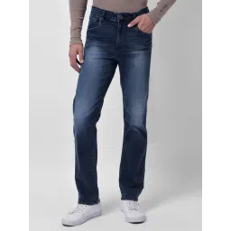 Numero Uno Dark Blue Slim Fit Faded Jeans-picture-22