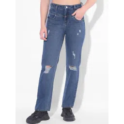 Numero Uno Dark Blue Solid Jeans-picture-29