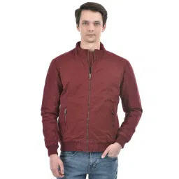 Numero Uno Maroon Cotton Regular Fit Jacket-image-24