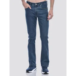Numero Uno Men Classic Blue Bootcut Stretchable Jeans-picture-11
