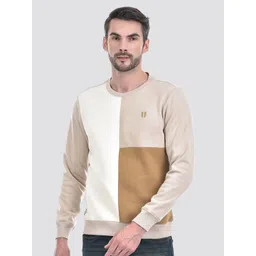 Numero Uno Men Colourblocked Round Neck Pullover Sweatshirt-image-32