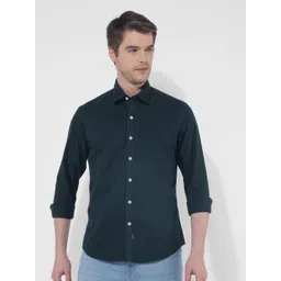 Numero Uno Men Cutaway Collar Solid Cotton Slim Fit Casual Shirt-picture-17