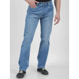 Numero Uno Men Mid-Rise Straight Fit Light Fade Clean Look Stretchable Jeans-picture-10